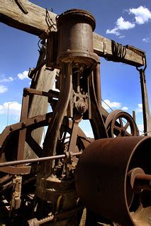 Steam Drill | Steam piston of an 1817 oil rig which seems to… | Flickr