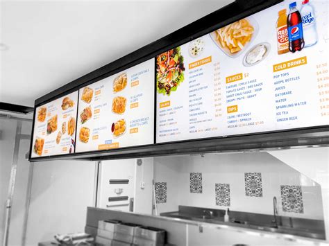 Digital Menu Boards For Restaurants & Cafes » Amped Digital