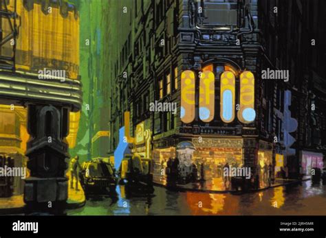 PRODUCTION DESIGN ARTWORK, BLADE RUNNER, 1982 Stock Photo - Alamy