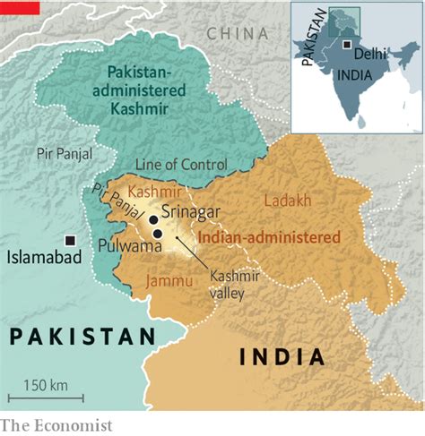 Kashmir Map Line Of Control