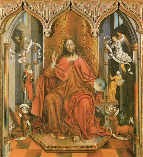 Christ Giving the Blessing Painting by Fernando Gallego - Pixels