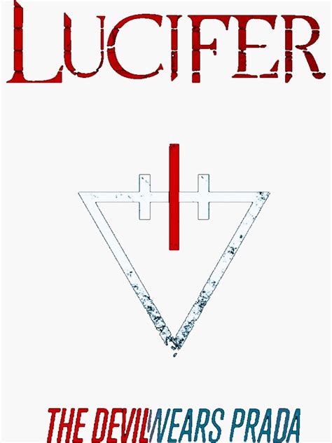 "Lucifer - the devil wears Prada " Sticker for Sale by 9Titanshifter ...