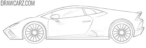 How to Draw a Lamborghini Car