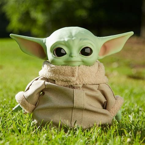 Star Wars Grogu Plush Toy, 11-in The Child Character from The ...