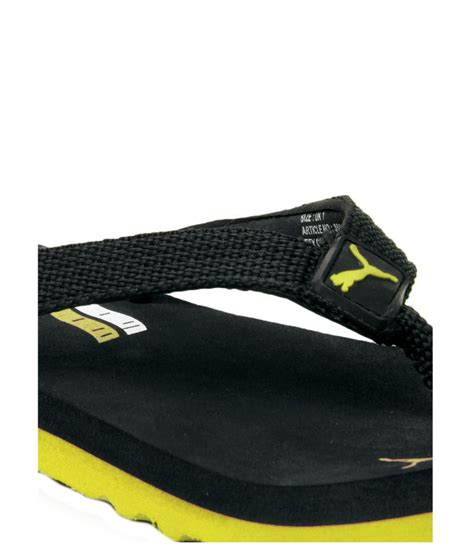 Puma Black Slippers & Flip Flops For Kids Price in India- Buy Puma Black Slippers & Flip Flops ...