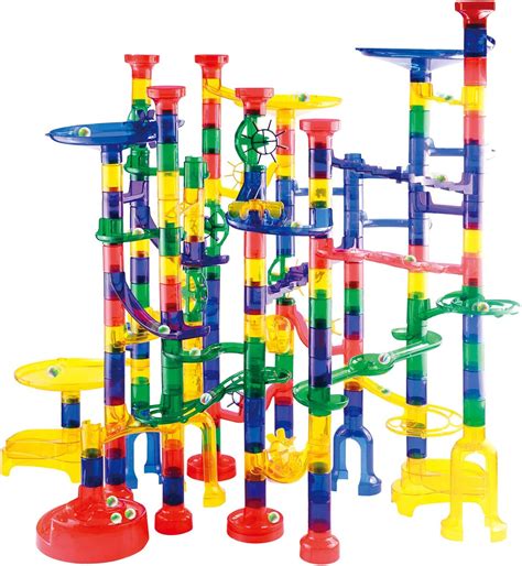 Amazon.com: JOYIN 207Pcs Marble Run Premium Toy Set, Construction ...