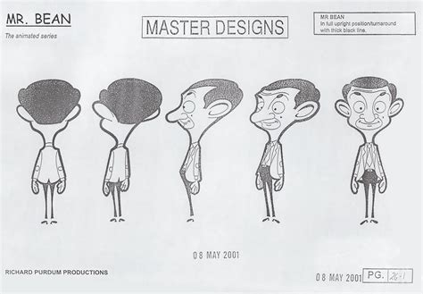 Living Lines Library: Mr. Bean: The Animated Series (2002-2003) - Model Sheets