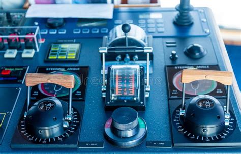 Azipod Controls On A Cruise Ship Stock Photo - Image: 57478106