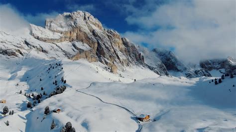 Dolomiti Superski aerial views in 4K - YouTube