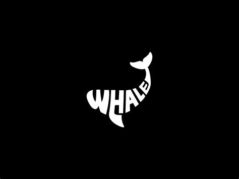 whale logo | Graphic design logo, Typography animal, Whale logo