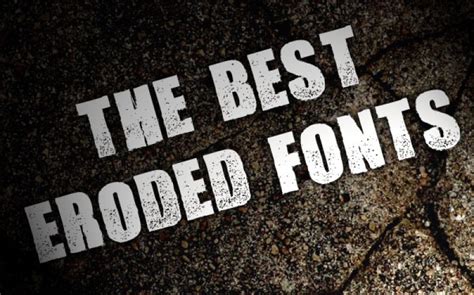 Font Monger - The best eroded fonts & typefaces