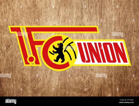 Coat of arms 1. FC Union Berlin, a football club from Germany Stock ...