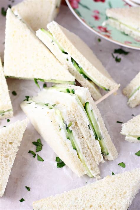 Cucumber Tea Sandwiches | Let's Dish Recipes