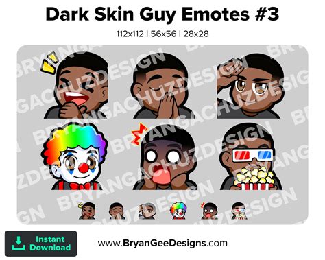 Brown Skin, Dark Skin, Clown Scare, Gees, Discord, Twitch, Scared, Popcorn, Laughing