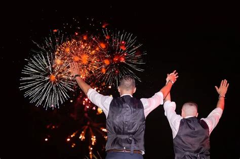 Royalton Riviera Cancun, Wedding Photography, Wedding Ideas, 2 grooms, LGBT, firework send off ...