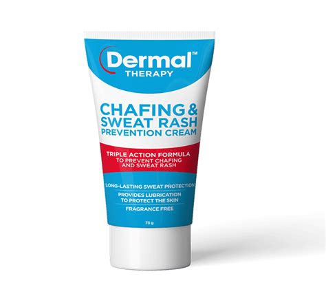 Chafing & Sweat Rash Prevention Cream | Anti chafing cream | Dermal Therapy