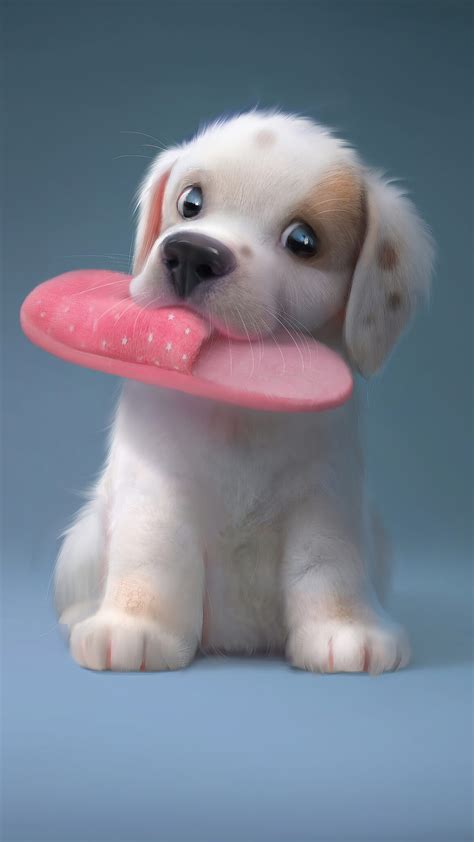 Cute Puppy iPhone Wallpaper