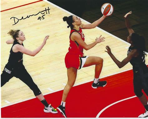 DEARICA HAMBY Signed 8 x 10 Photo WNBA Basketball LAS VEGAS ACES Free ...