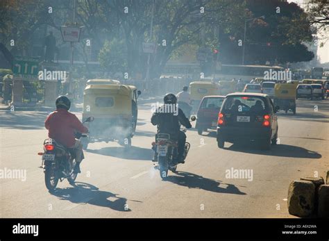 Air pollution in Bangalore India from vehicle exhaust fumes Stock Photo: 6663193 - Alamy