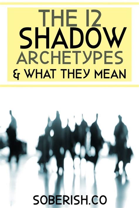 What are the 12 shadow archetypes? - Soberish | Shadow archetype, Shadow work spiritual, Shadow ...