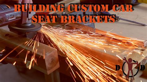 Building custom car seat BRACKETS - DIY - YouTube