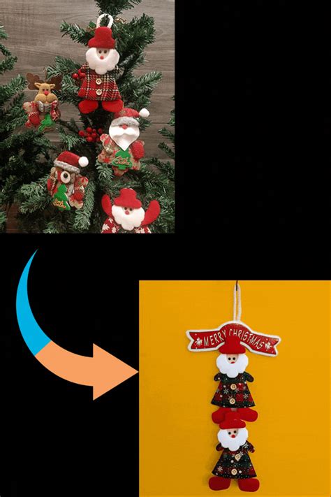 CraftVatika Christmas Rope Climbing Santa Clause Hanging Ornaments for Xmas Tree, Front Door ...