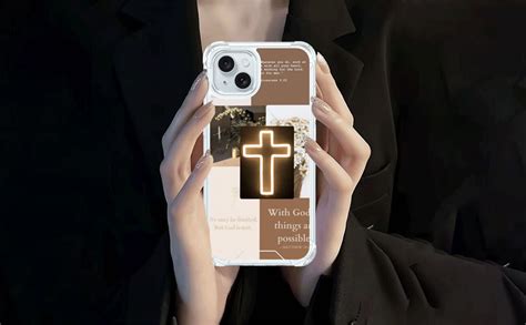 Amazon.com: JIADELANG Clear Christian God Phone Case, Bible Verse Jesus ...