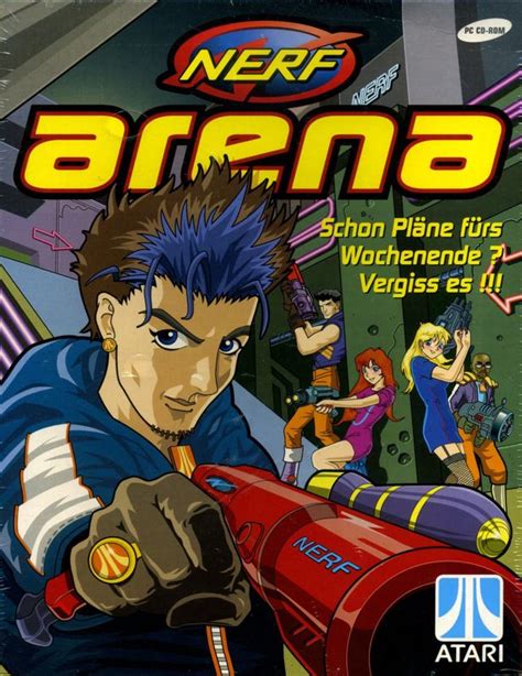 Nerf Arena Blast (1999) Windows box cover art - MobyGames