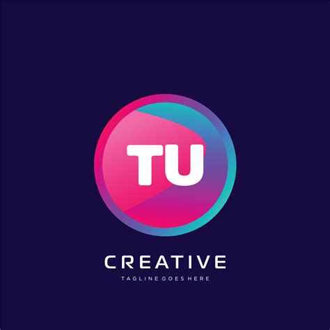 TU initial logo With Colorful template vector 23106846 Vector Art at Vecteezy