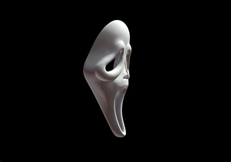 ArtStation - Ghost face Scream Mask | Resources