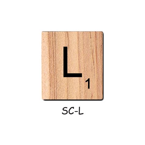 Letter L – Wooden Scrabble Tiles – BSIRI GAMES