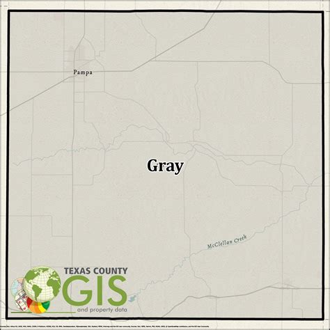 Gray County GIS Shapefile and Property Data - Texas County GIS Data