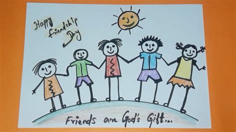 friendship Art Drawings For Kids - brandi-langley