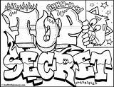 Free Graffiti Coloring Pages To Print Download  sketch template