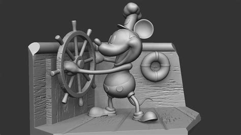 ArtStation - Mickey mouse original 1928 STL