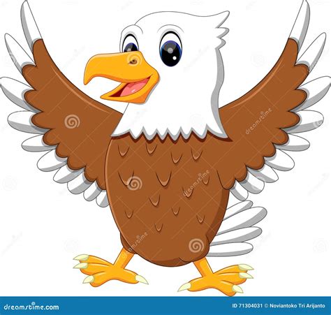 Cute Eagle Cartoon | CartoonDealer.com #74622775