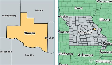 Warren County, Missouri / Map of Warren County, MO / Where is Warren ...