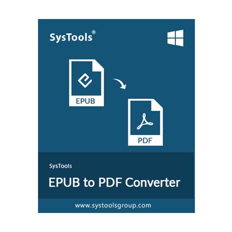 SysTools Offline EPUB to PDF Converter Software For Windows