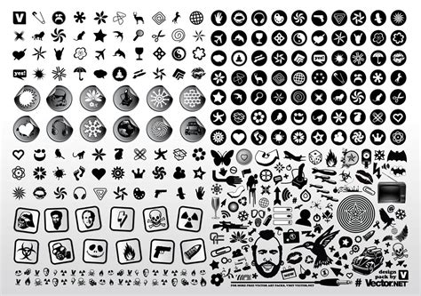 Black White Vector Icons Vector Art & Graphics | freevector.com