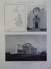 Hospital Building, Eagleville Sanatorium, Eagleville, PA, 1928, Lithograph – St. Croix Architecture