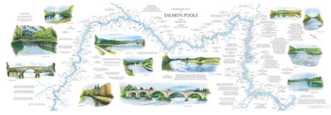 Salmon Fishing Map of River Tay, Scotland | Fishing Maps