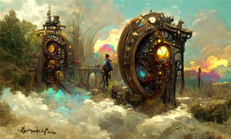 ArtStation - Steampunk time machine