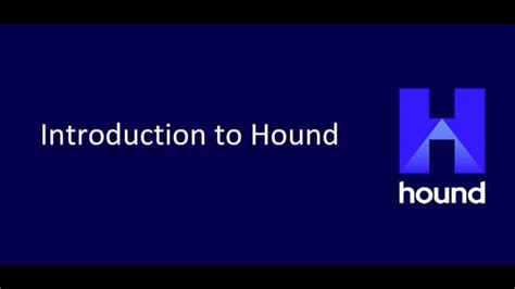 Training Videos - Hound