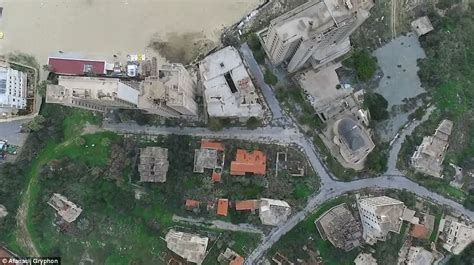 Varosha drone footage shows stunning view of Cyprus' ghost town | Daily Mail Online