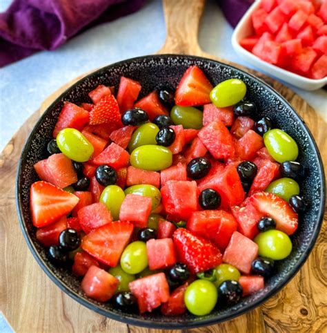 Watermelon Fruit Salad - blackpeoplesrecipes.com