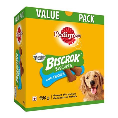 Buy Pedigree Biscrok Biscuits Dog Treats - Above 4 Months, Chicken Flavor Online at Best Price ...