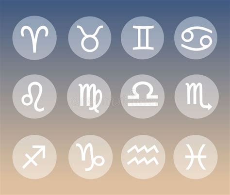 Vector Planet Astrological, Astronomical Symbols Set Illustration Stock ...