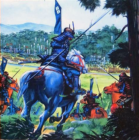 Clan Takeda's famed cavalry at the Battle of Nagashino | Samurai art, Samurai warrior, Japanese ...