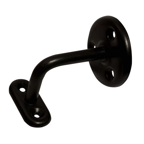 Blooma Black Steel Handrail wall bracket (W)11mm (L)58mm | Departments | DIY at B&Q