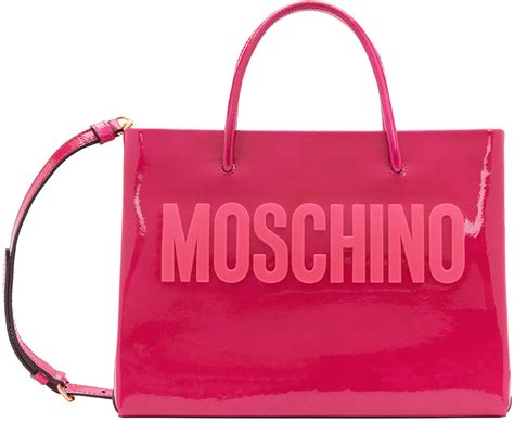 Moschino Pink Logo Tote Moschino